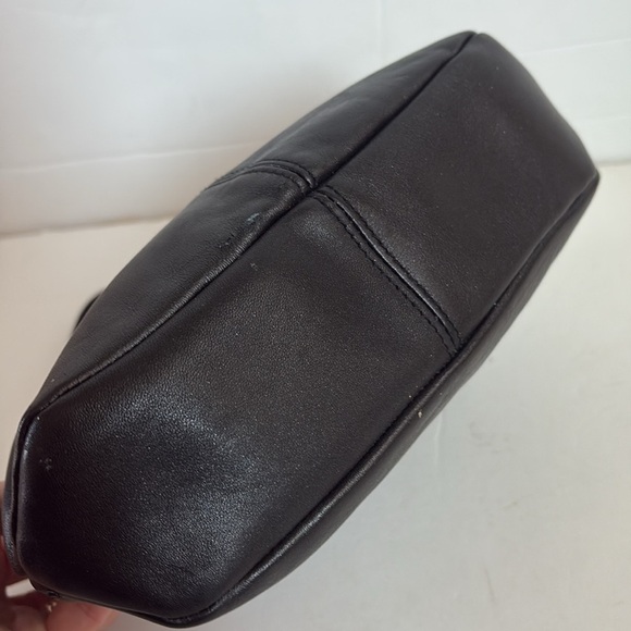 Vintage Liz Claiborne Leather Co. black genuine leather mini purse “After Hours” - Picture 6 of 16
